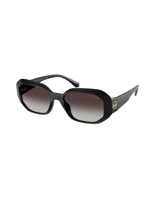 Michael Kors Black Mk2240U Siesta Key 30058G Sunglasses Injected Geometric Normal Shaded