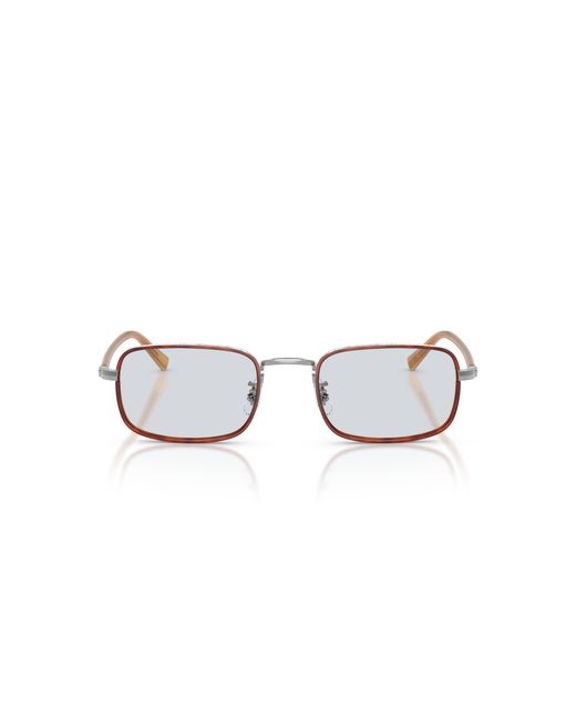 Oliver Peoples Black Ov1366T Brymer 5036 Optical Frames Titanium Squared Normal