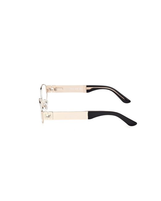 Guess Black Gu50314 033 Optical Frames Metal Round Normal