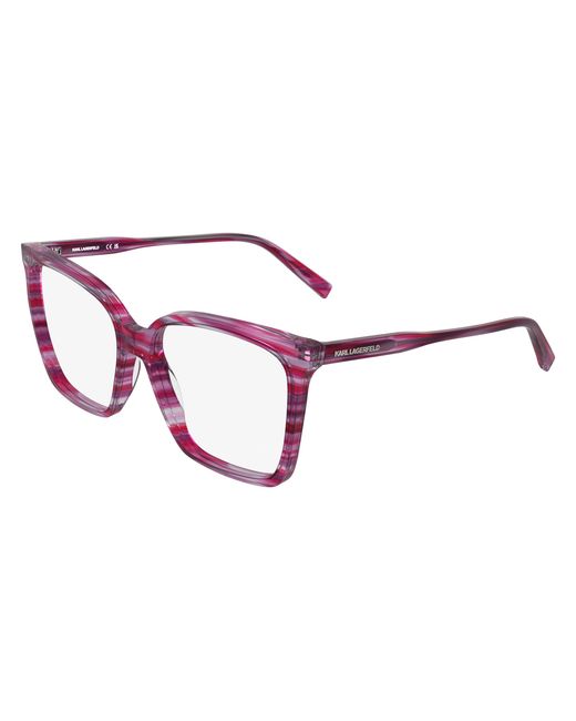 Karl Lagerfeld Black Kl6231 609 Optical Frames Acetate Squared Normal