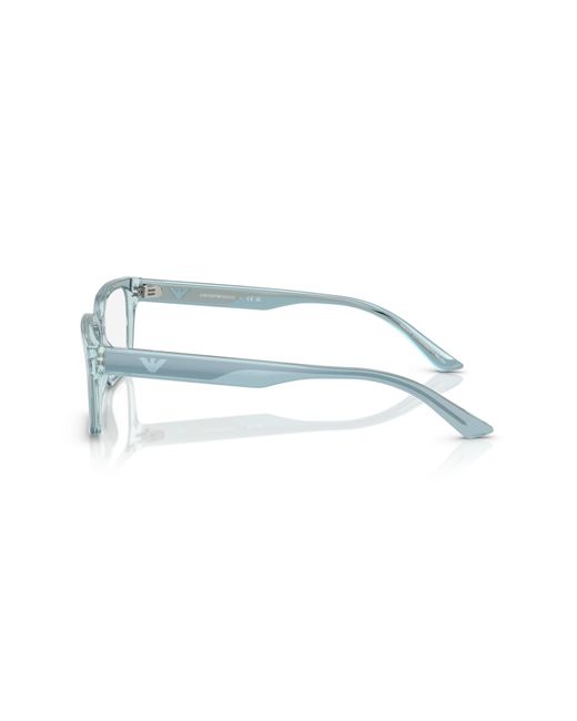 Emporio Armani Black Ea3244 6178 Optical Frames Acetate Squared Normal for men