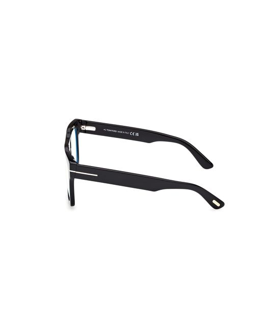 Tom Ford Black Ft6068-B 001 Optical Frames Acetate Squared Normal for men