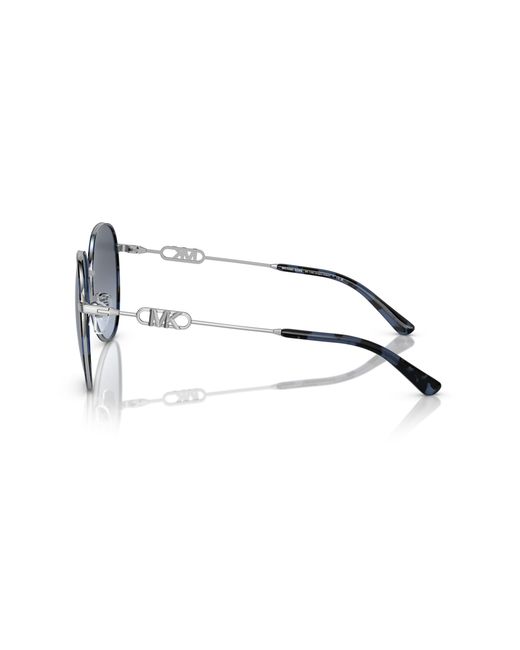 Michael Kors Black Mk1128J Empire 10158F Sunglasses Metal Pilot Normal Shaded