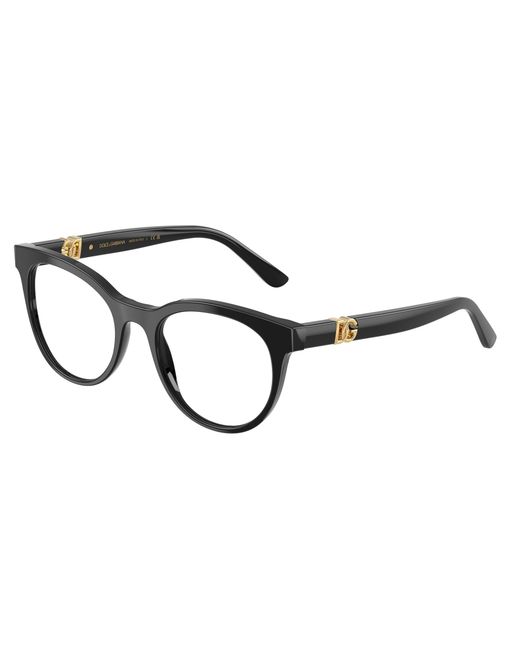 Dolce & Gabbana Black Dg3399 501 Optical Frames Acetate Transparent Pantos Normal