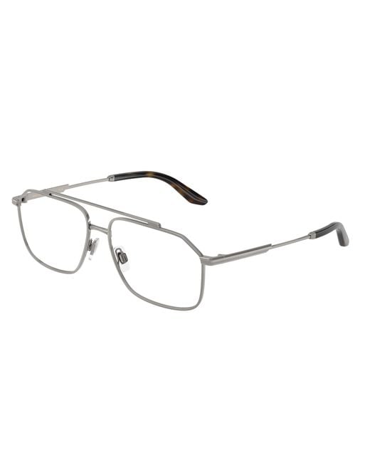 Dolce & Gabbana Black Dg1364 1324 Optical Frames Metal Pilot Normal for men