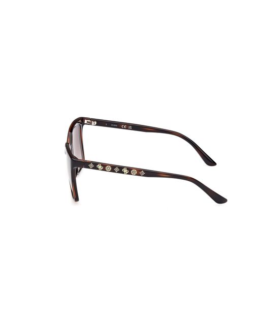Guess Black Gu00099 52F Sunglasses Injected Squared Normal Shaded