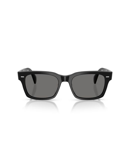 Oliver Peoples Black Ov5332Su Ryce Sun 100581 Sunglasses Acetate Squared Polarized