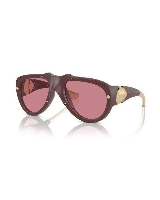 Burberry Black Be4433U 414075 Sunglasses Injected Pilot Normal