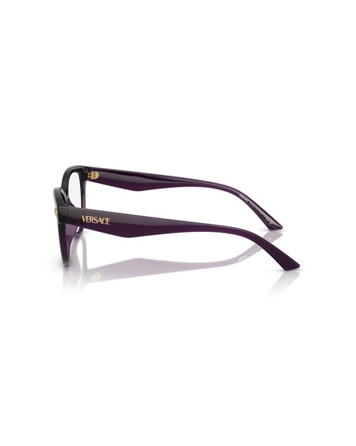 Versace Black Ve3365U 5263 Optical Frames Injected Transparent Cat Eye Normal