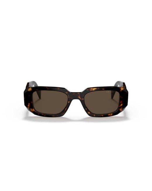 Prada Black Pr 17Ws 2Au8C1 Sunglasses Acetate Squared Normal
