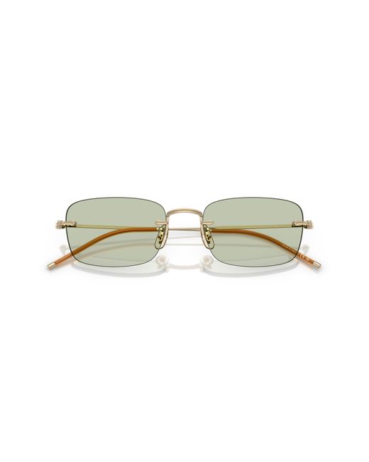 Oliver Peoples Black Ov1359T Tk-10 5035 Optical Frames Titanium Squared Normal
