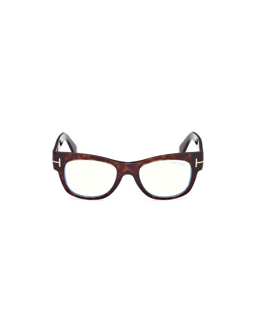 Tom Ford Black Ft5040-B 052 Optical Frames Acetate Squared Normal for men