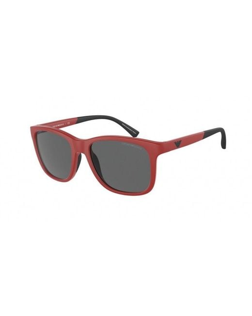 Emporio Armani Black Ea4184 562487 Sunglasses Plastic Squared Normal for men