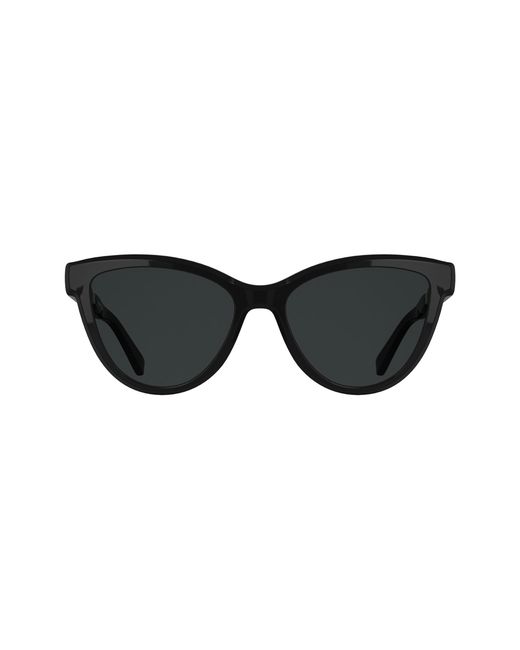 Longchamp Black Lo804S 001 Sunglasses Acetate Cat Eye Normal