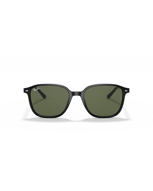 Ray-Ban Sunglasses Unisex Leonard - Black Frame Green Lenses Polarized 53-18