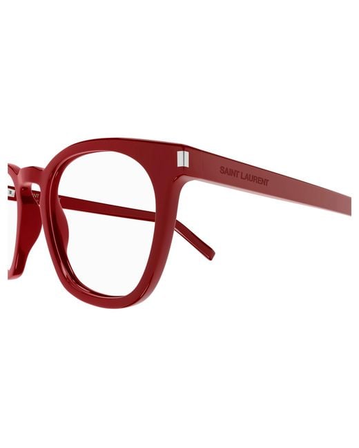 Saint Laurent Black Sl 28 Opt 011 Optical Frames Acetate Transparent Round