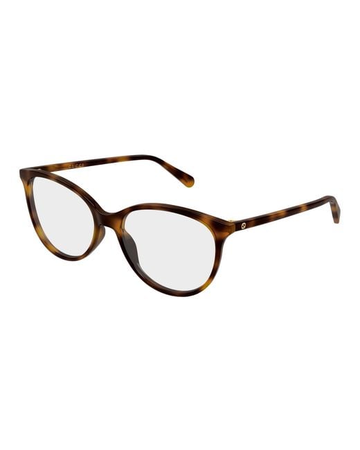 Gucci Black Gg0550O 002 Optical Frames Acetate Transparent Cat Eye