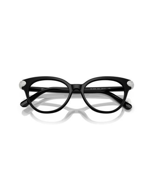 Swarovski Black Sk2046 1001 Optical Frames Acetate Pantos Normal