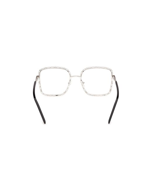 Guess Black Gu50364 028 Optical Frames Metal Squared Normal