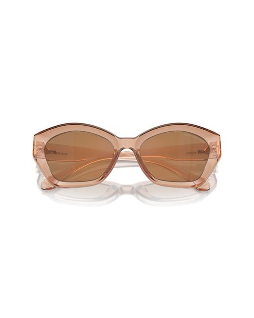 Michael Kors Black Mk2209U Bel Air 3999/O Sunglasses Injected Geometric Normal Mirror