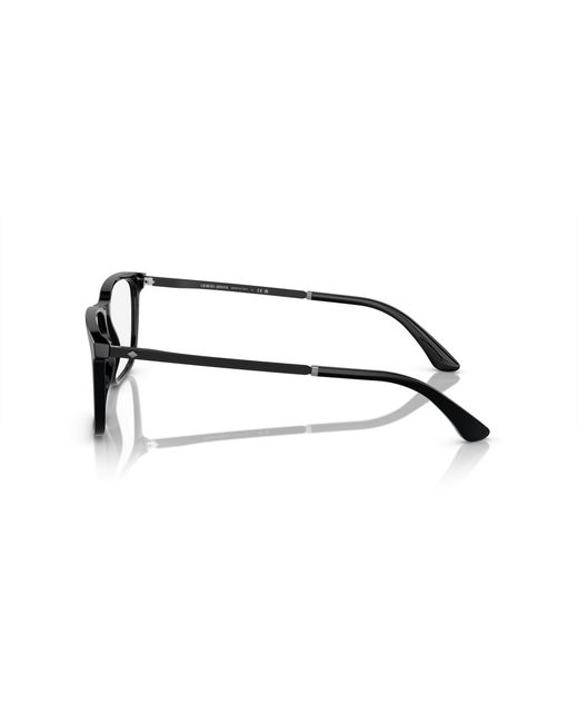 Giorgio Armani Black Ar7249 5001 Optical Frames Acetate Transparent Squared Normal for men