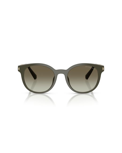 Michael Kors Black Mk2264U Pienza 39023M Sunglasses Injected Round Normal Shaded