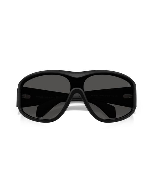 Moncler Black Me8016U Thyra 500687 Sunglasses Injected Round Normal