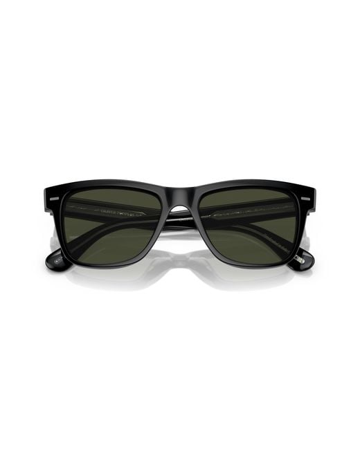 Oliver Peoples Black Ov5393Su Oliver Sun 1492P1 Sunglasses Acetate G15 Squared Polarized for men