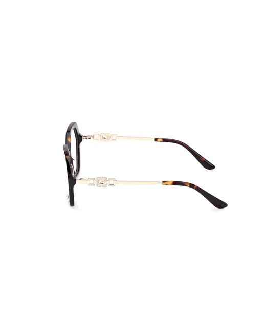 Guess Black Gu50317 052 Optical Frames Acetate Geometric Normal
