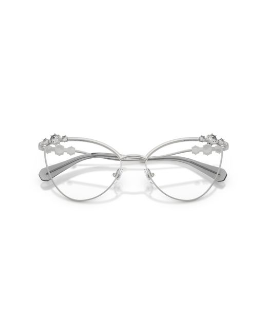 Swarovski Black Sk1033 4001 Optical Frames Metal Cat Eye Normal