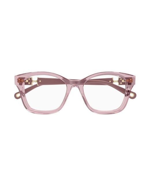 Chloé Black Ch0334O 003 Optical Frames Acetate Transparent Cat Eye