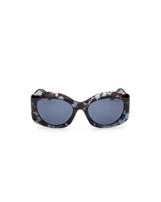 Emilio Pucci Black Ep0259 55V Sunglasses Butterfly Normal