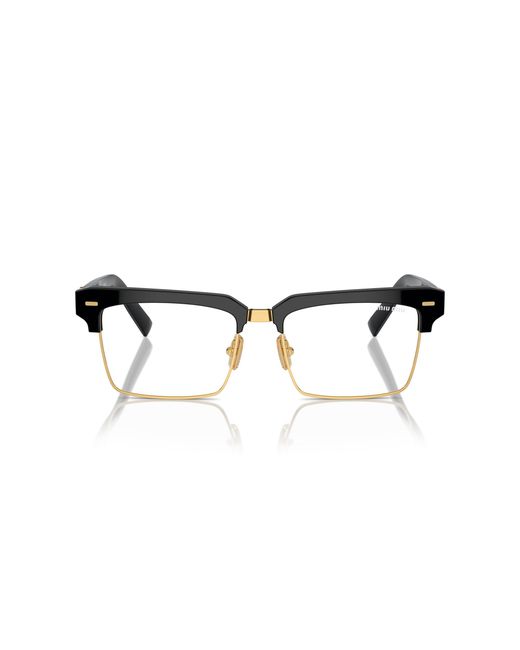 Miu Miu Black Mu 10Zs 1Ab08N Sunglasses Acetate Transparent Squared Normal Anti Light