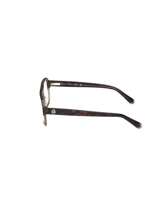 Guess Black Gu50093 056 Optical Frames Acetate Squared Normal for men