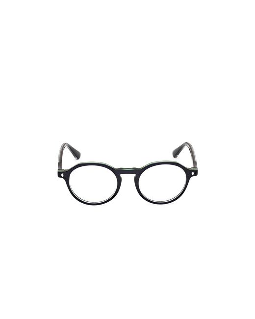 Web Black We5440 005 Optical Frames Acetate Round Normal
