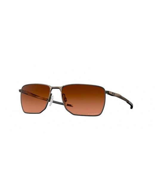 Oakley Brown Oo4142 Ejector 414210 Sunglasses Metal Squared Nuanced for men