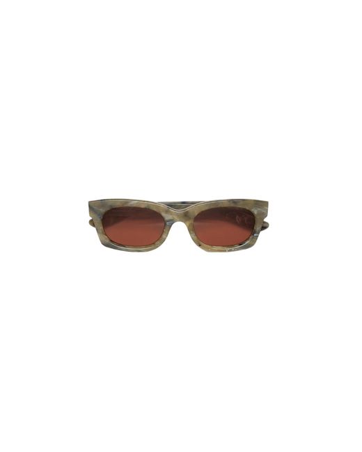 Retrosuperfuture Black On5 Ambos Roccia Sunglasses Acetate Squared Normal