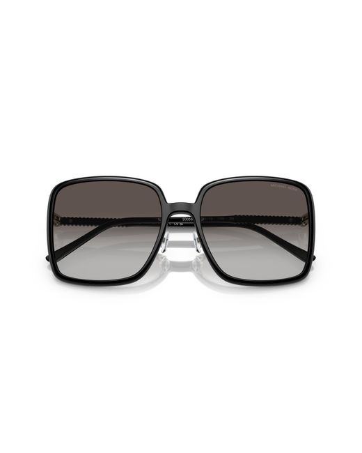 Michael Kors Black Mk2189D Osaka 30058G Sunglasses Injected Squared Normal Nuanced