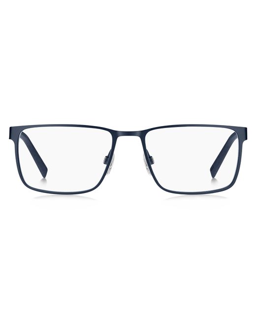 Tommy Hilfiger Black Th 2204 8Ru Optical Frames Metal Squared Normal for men