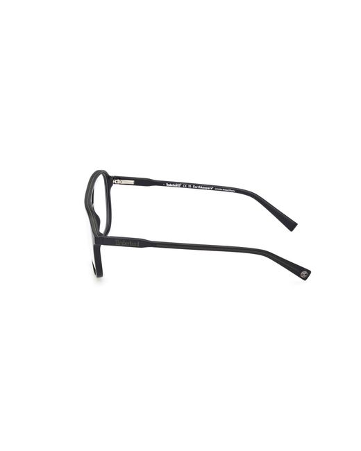 Timberland Black Tb50067 002 Optical Frames Injected Squared Normal for men