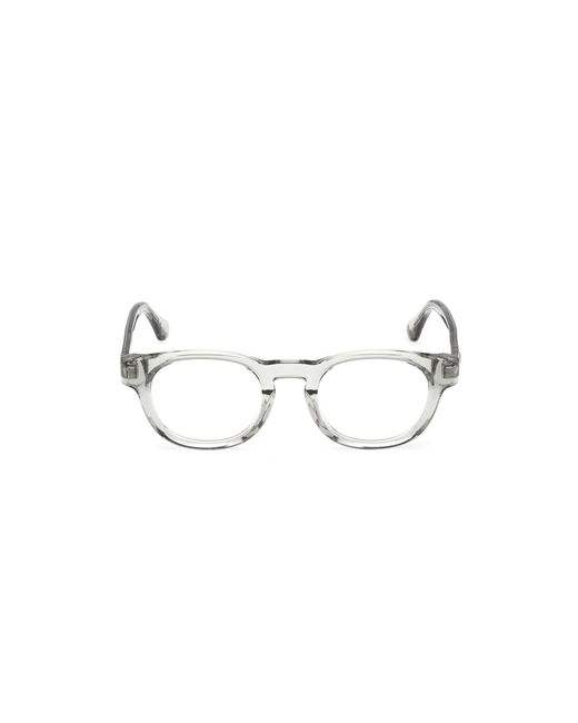 Web Black We5465 093 Optical Frames Acetate Round Normal for men