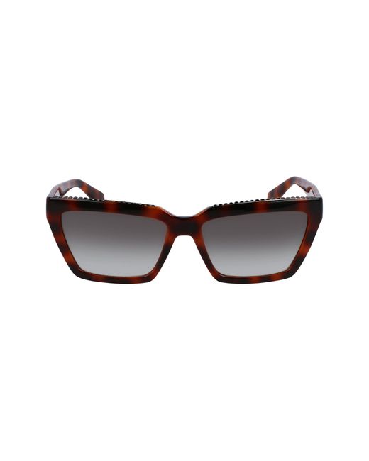 Liu Jo Black Lj793Sr 240 Sunglasses Bio-Inject Squared Normal Shaded