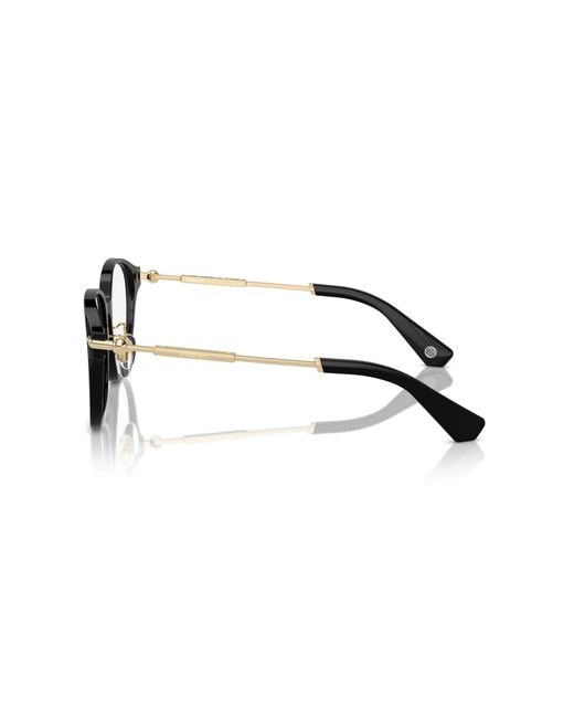 Burberry Black Be2412D 3001 Optical Frames Acetate Round Normal