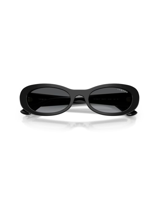 Vogue Eyewear Black Vo5582S W44/T3 Sunglasses Acetate Round Polarized Nuanced