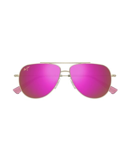 Maui Jim Black Mj0589S 004 Sunglasses Metal Pilot