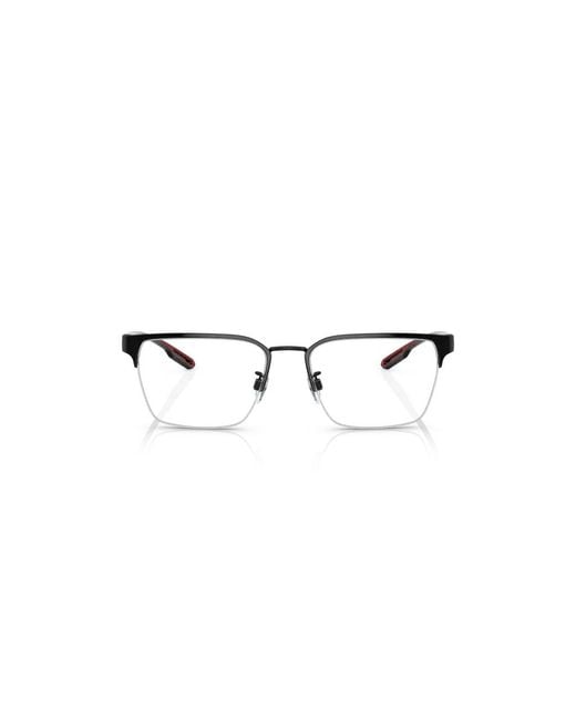 Emporio Armani Black Ea1137 3014 Optical Frames Metal Squared for men