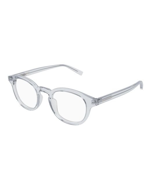 Saint Laurent Black Sl 907 003 Optical Frames Acetate Transparent Cat Eye for men