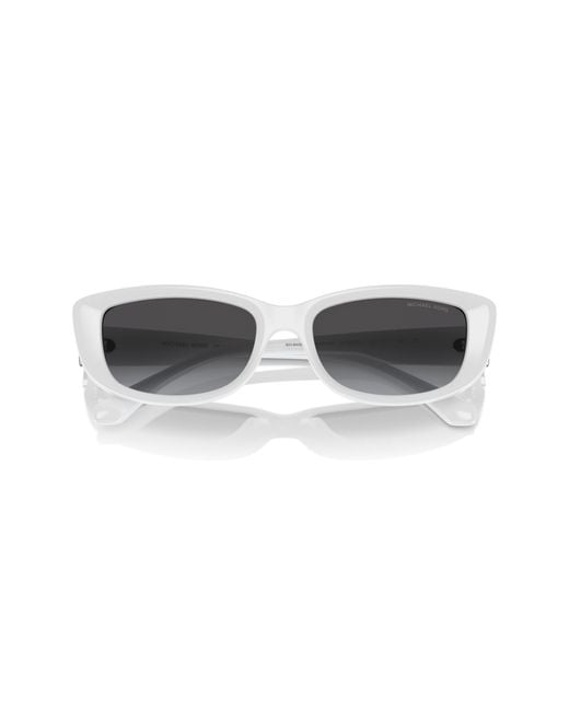 Michael Kors Black Mk2210U Asheville 31008G Sunglasses Injected Squared Normal Shaded