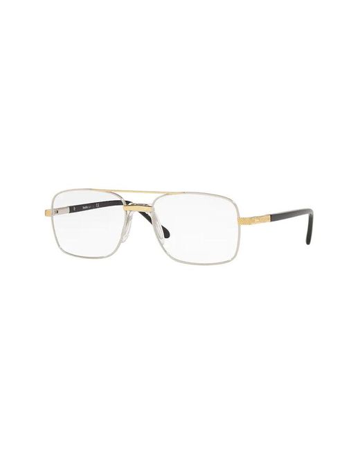 Sferoflex Black Sf2263 131 Optical Frames Metal Squared for men