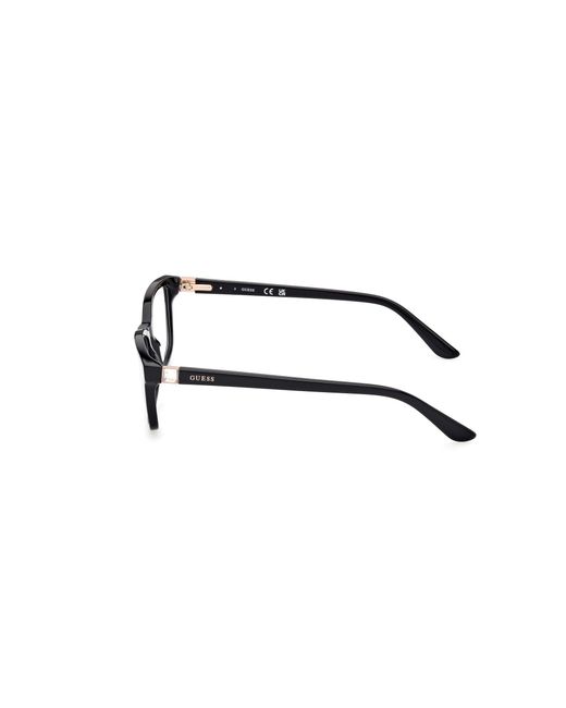 Guess Black Gu50196 001 Optical Frames Acetate Squared Normal